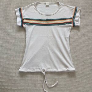 True vintage rainbow top.